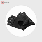 Bnabsi Leather Fingerless Driving Gloves