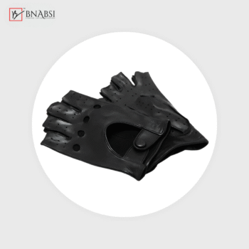 Bnabsi Leather Fingerless Driving Gloves